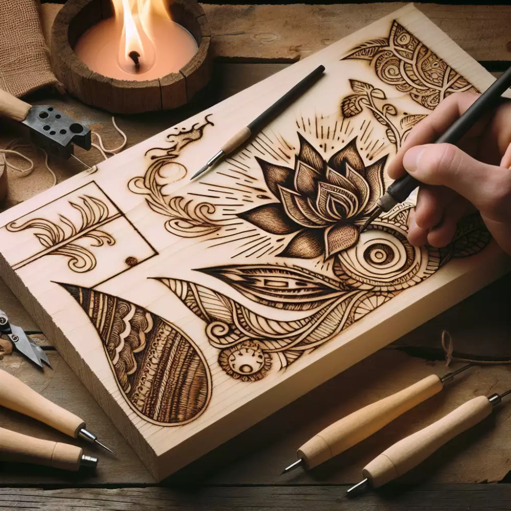 opalování dřeva postup