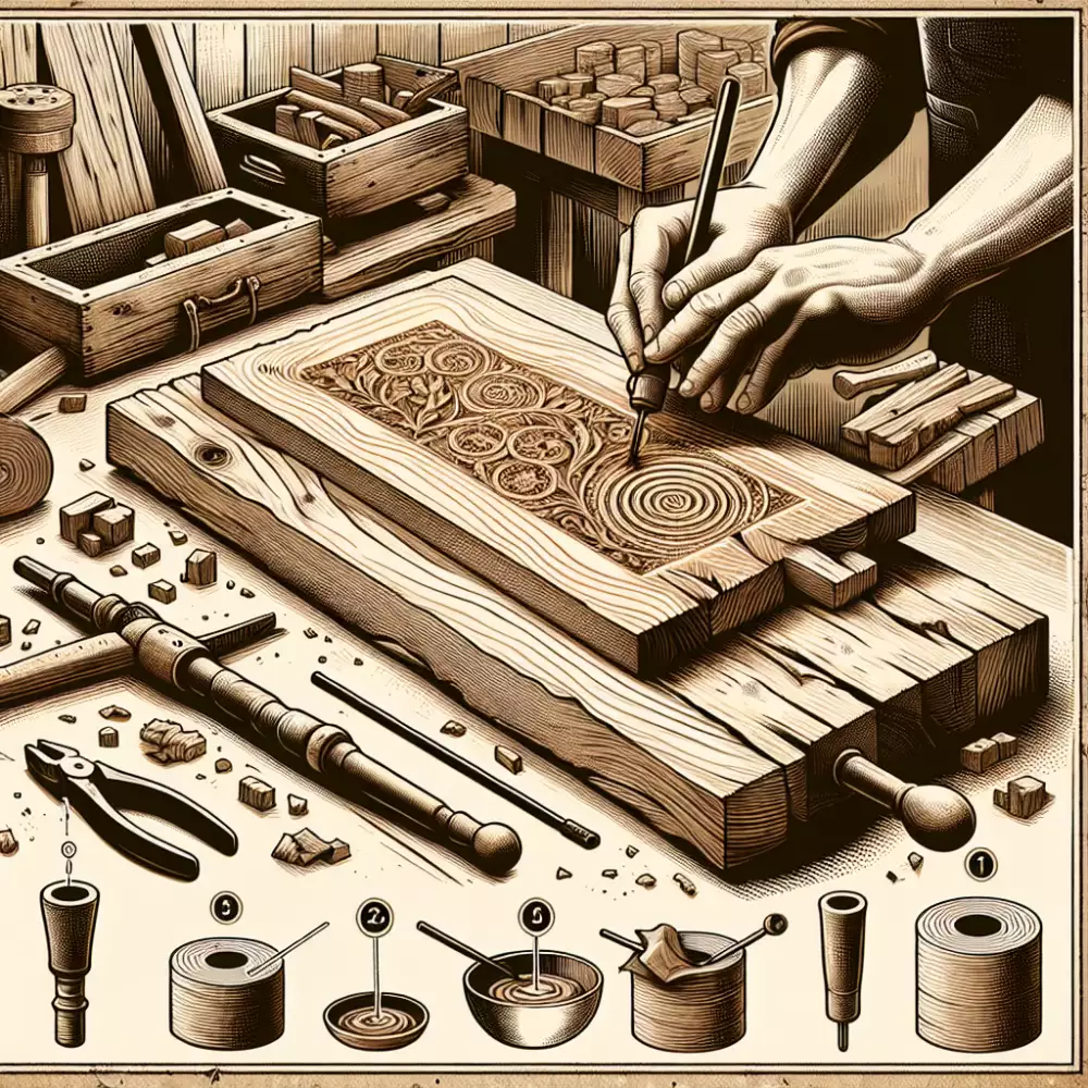 opalování dřeva postup